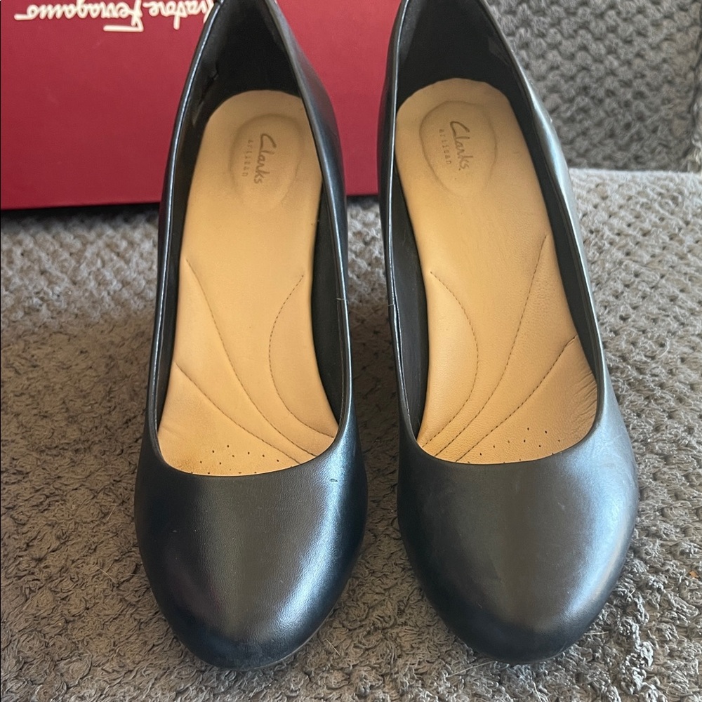 Clarks Women's Elegant Black Heels